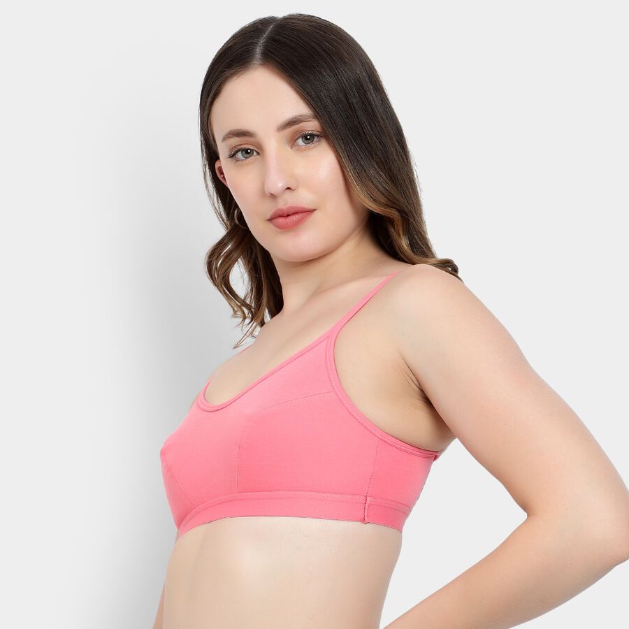 Ladies' Non-Padded Bra, Coral, large image number null