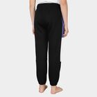 Boys' Black Color-Blocked Winter Pyjama, काला, small image number null
