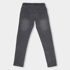 Boys Charcoal Grey Regular Fit Elasticated Jeans, हल्का ग्रे, small image number null
