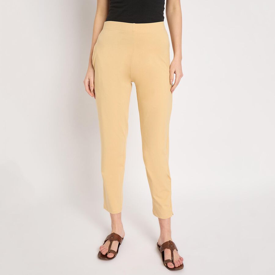Ladies' Churidar , Khaki, large