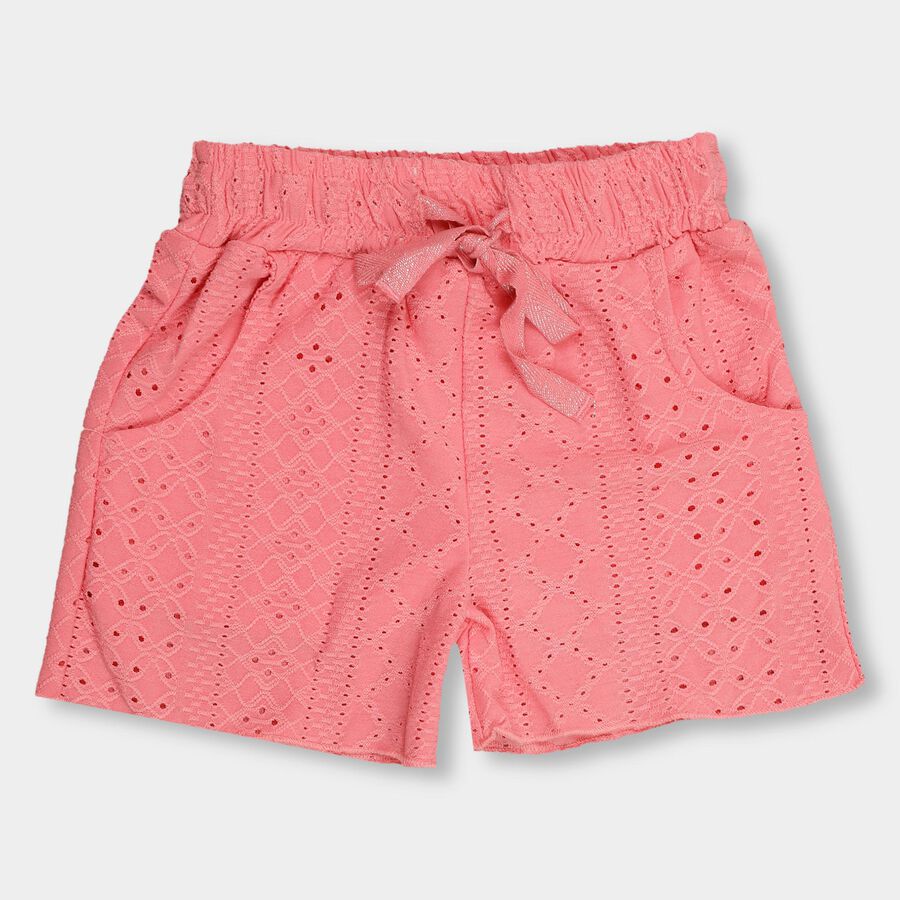 Girls' Shorts , Coral, large image number null