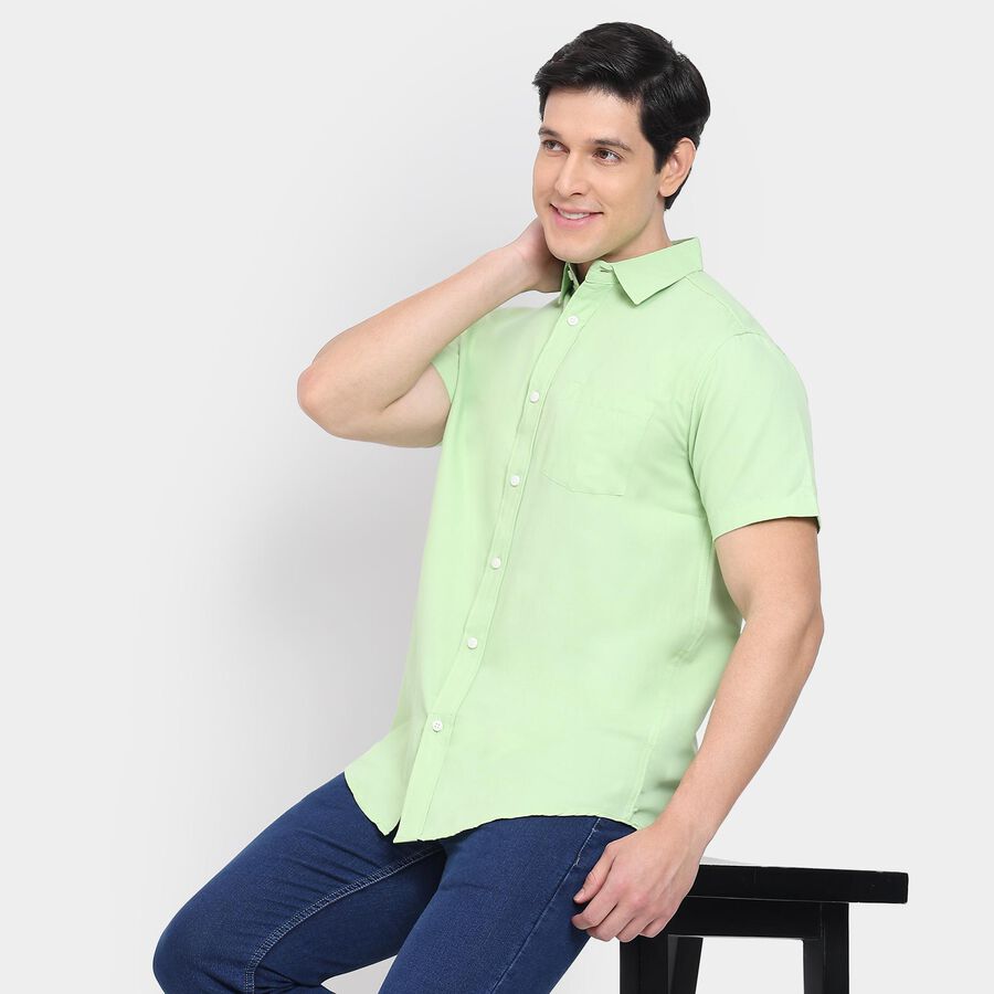 Men's Casual Shirt, Light Green, large image number null