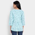 Printed Kurti, Light Blue, small image number null