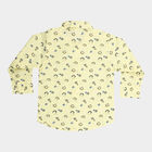 Infants Cotton Printed Casual Shirt, Yellow, small image number null