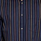 Cotton Stripes Casual Shirt, Dark Blue, small image number null
