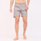 Men's 100% Cotton Boxers, Dark Grey, small image number null