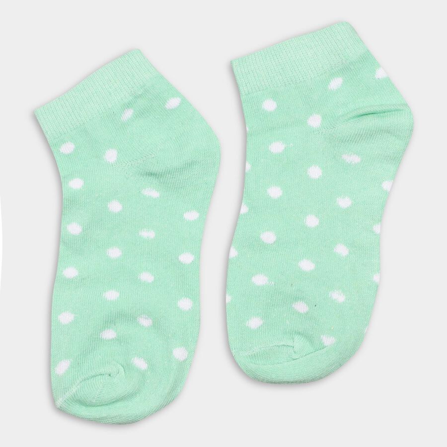 Girls' Socks (Pack of 2), Light Green, large image number null