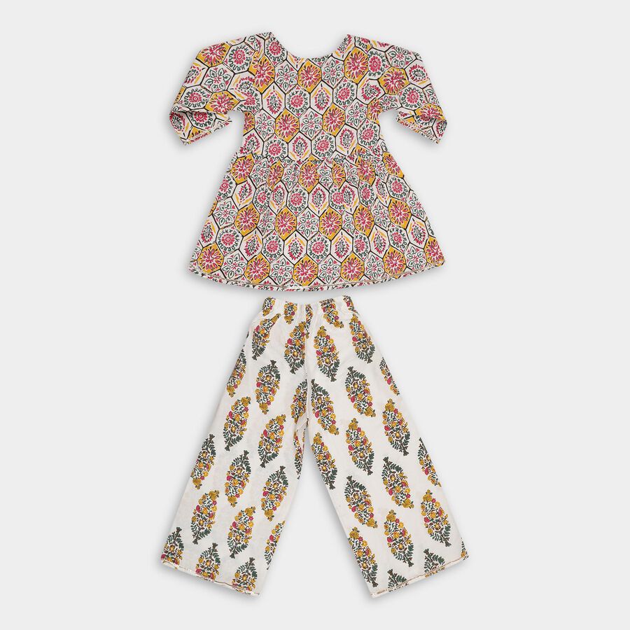 Girls' Fusion Set, Off White, large image number null