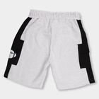 Boys' Light Heather Grey Cargo Style Bermuda Shorts, Ecru Melange, small image number null