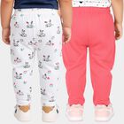 Infants' Pink Straight Fit Bunny Print Pyjama, Pink, small