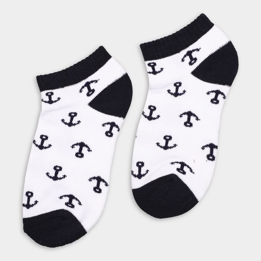 Boys' Socks (Pack of 2), Navy Blue, large