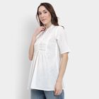 Ladies' 100% Cotton Kurti, White, small image number null