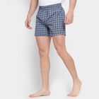 Men's Boxers, Navy Blue, small