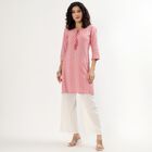 Women's Cotton Blend Comfortable Churidar, White, small