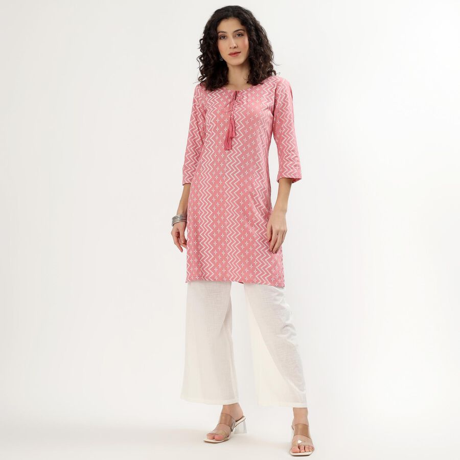 Women's Cotton Blend Comfortable Churidar, White, large