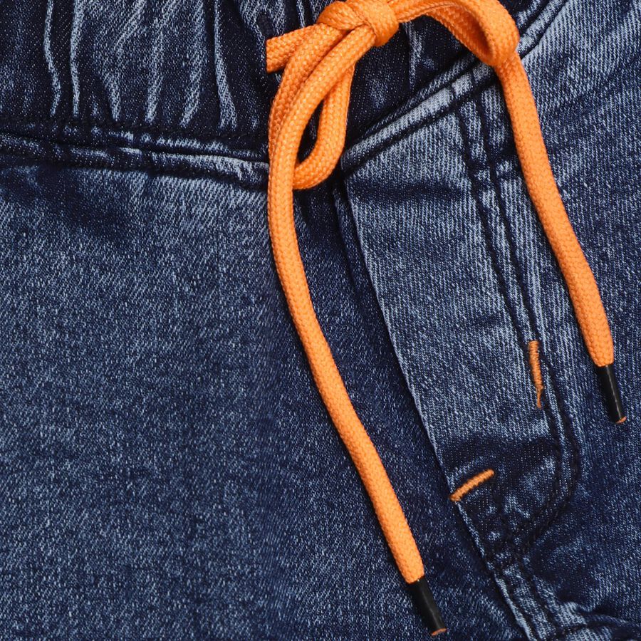 Boys' Jogger Jeans , Mid Blue, large image number null