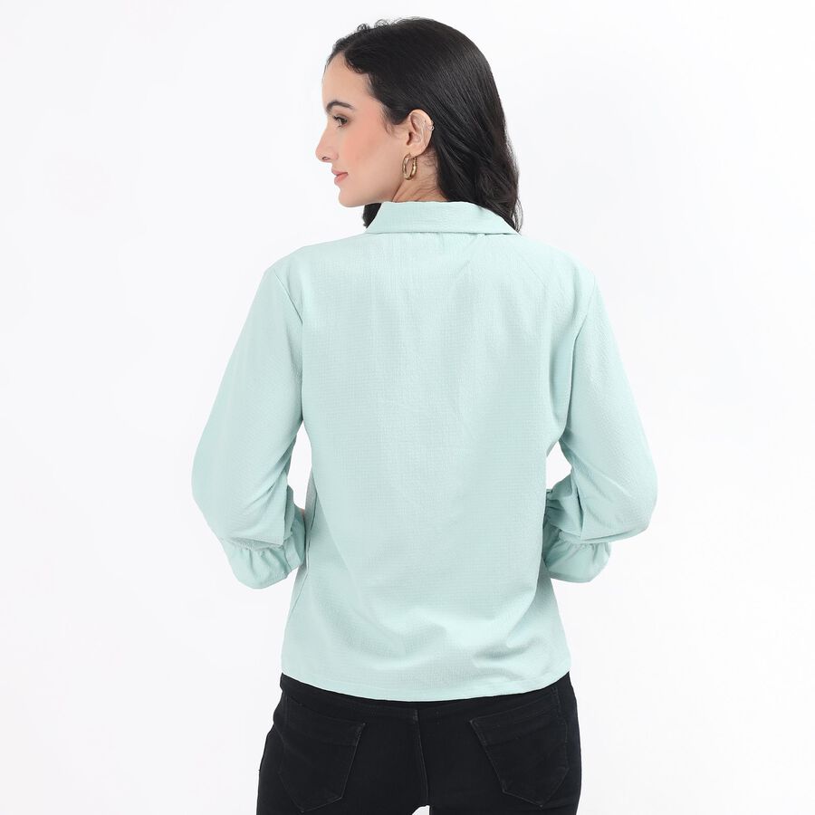 Women's Light Mint Green Classic Shirt, Light Green, large