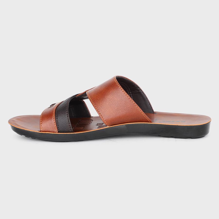 Men's Sandal, भूरा, large