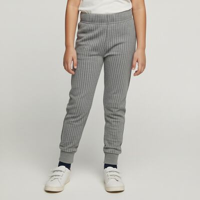 Girls Muted Charcoal Grey Thermal Lower