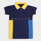 Boys' 100% Cotton Half Sleeves T-Shirt , नेवी ब्लू, small image number null
