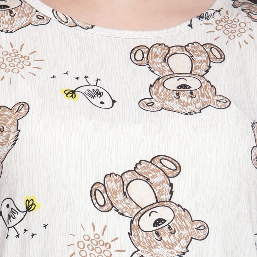 Ladies' Nighty , Off White, large image number null