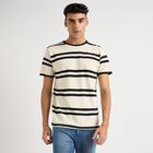 Men's 100% Cotton Round Neck Half Sleeves T-Shirt, White, small image number null