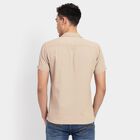 Men's 100% Cotton Casual Shirt, Beige, small image number null