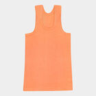 Boys Cotton Solid Vest, Coral, small image number null