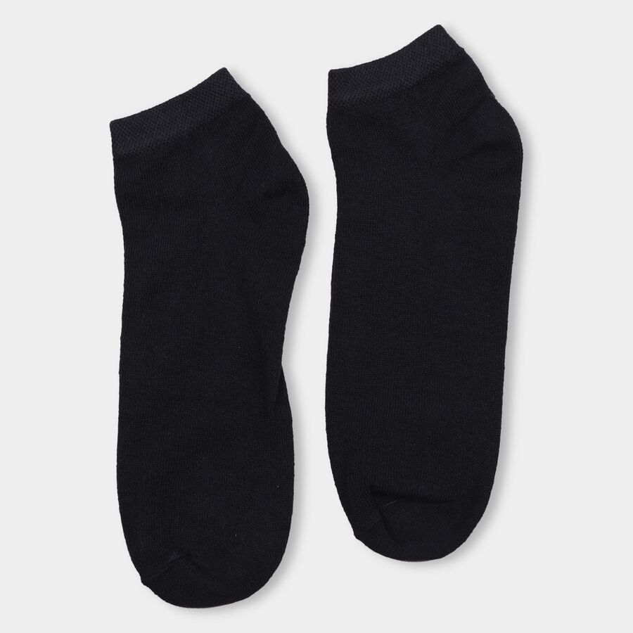 Men's Socks (Pack of 3), Navy Blue, large