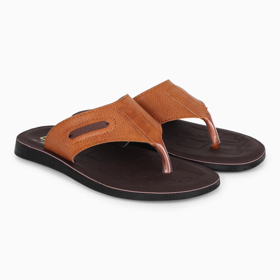 Men's Sandal, भूरा, large