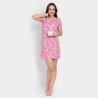 Ladies' Nighty, गुलाबी, small image number null