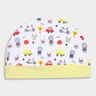 Infants' Cotton Gift Set (Cap, Mittens, Booties), White, small