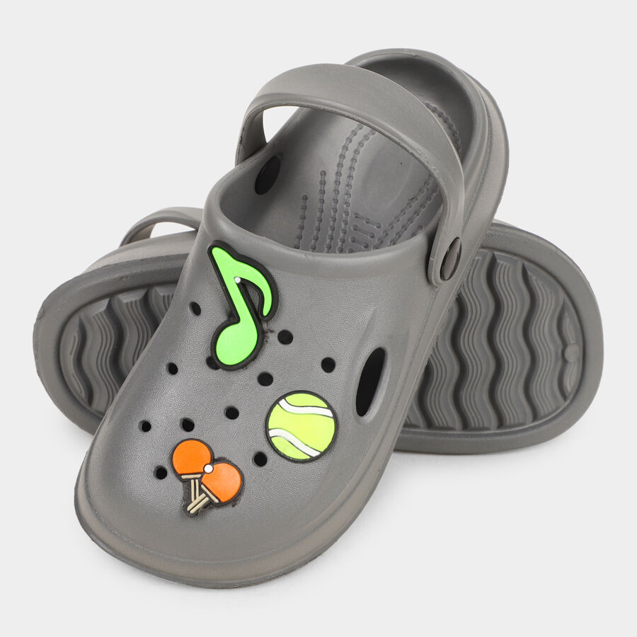 Boys' Sandals, Grey, large image number null