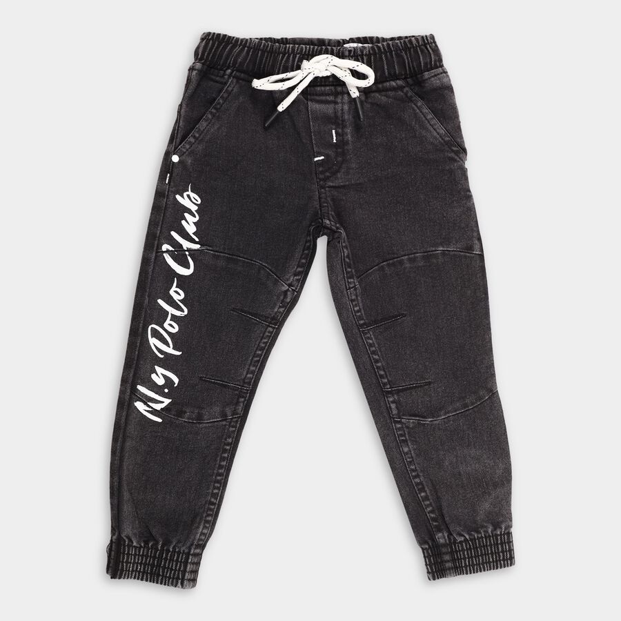 Boys' Jeans, काला, large image number null