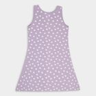 Girls' 100% Cotton Frock, लाइलेक, small image number null