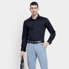 Men's Formal Shirt , नेवी ब्लू, small image number null