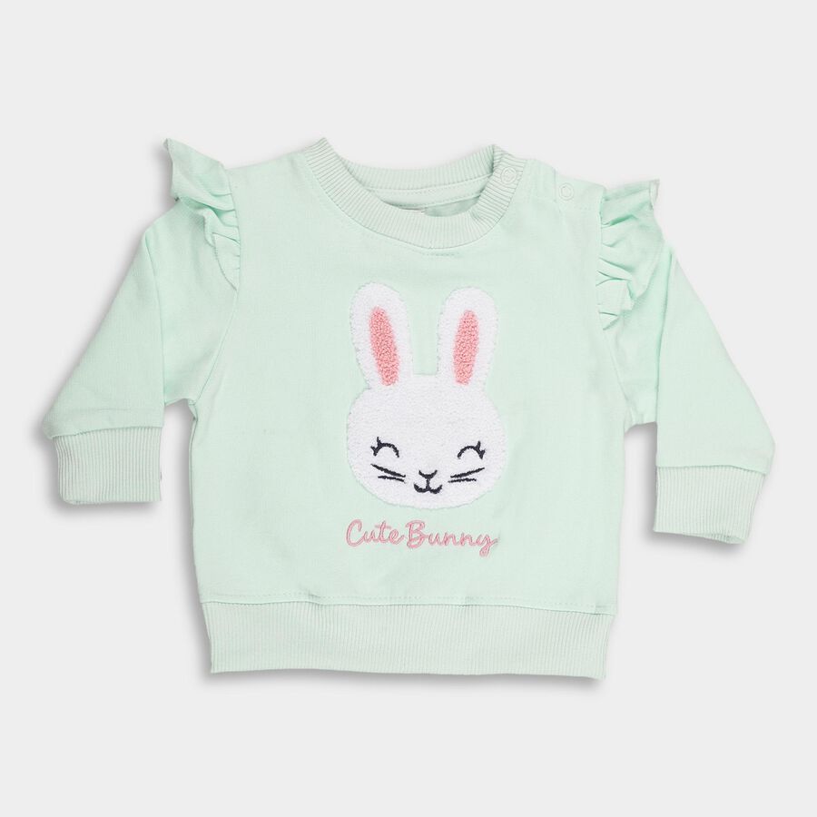 Infants' Sweatshirt, हल्का हरा, large image number null