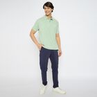 Men's Slim Fit Casual Trousers , Navy Blue, small image number null