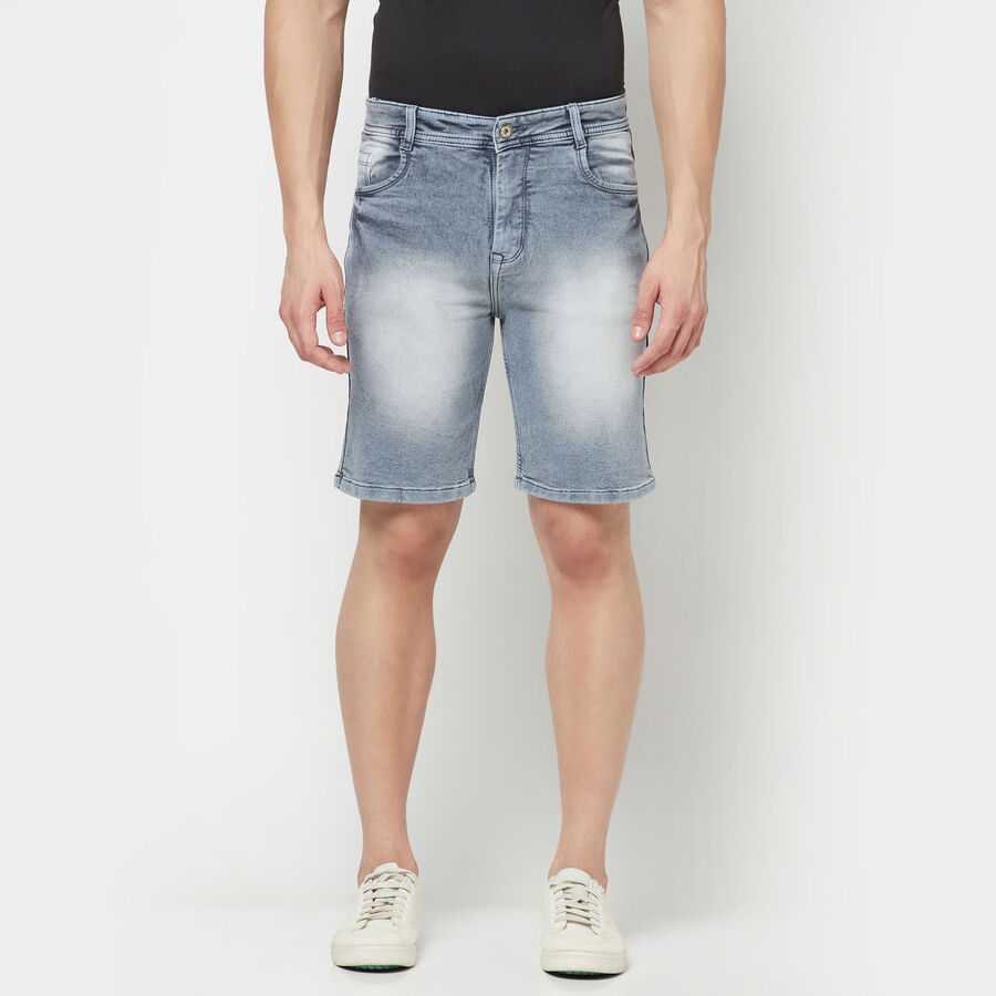 Solid Cross Pocket Bermuda, Light Grey, large image number null
