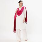 Ladies' Dupatta, रानी (फ्यूशिया), small image number null