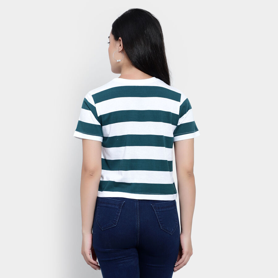 Round Neck T-Shirt, ओलिव, large image number null