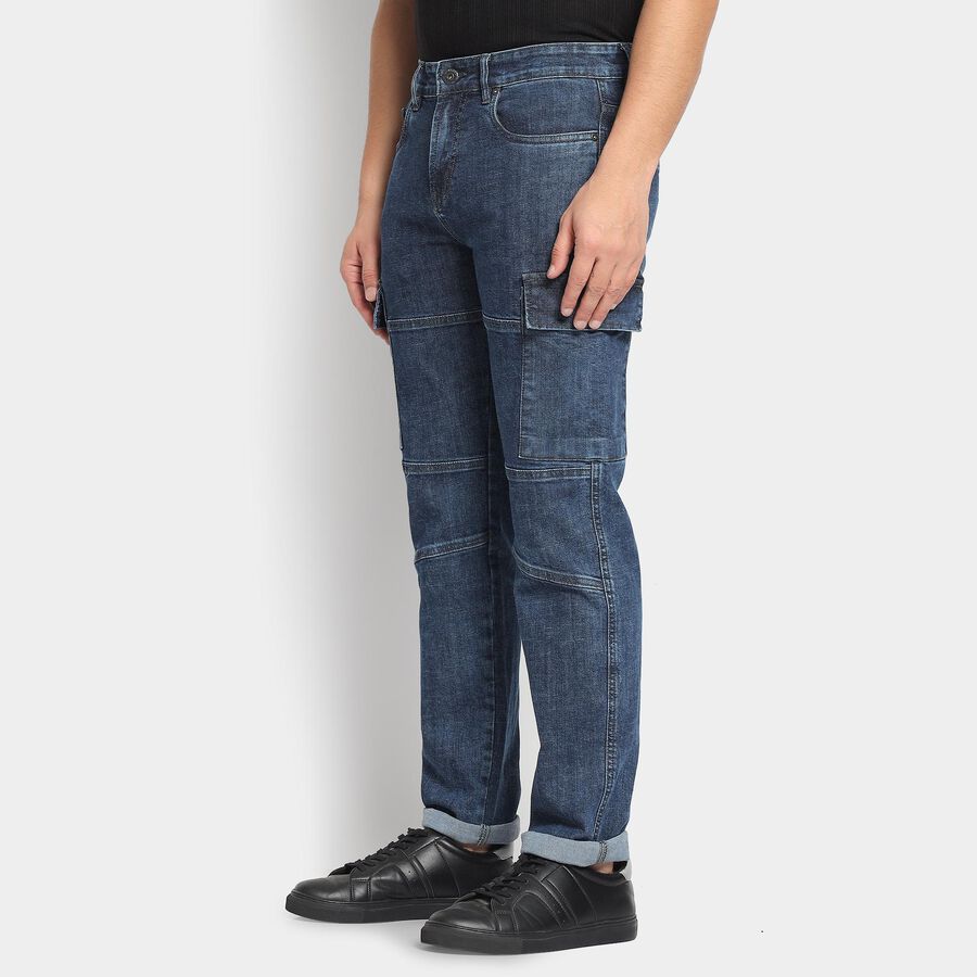 Men's Jeans, Mid Blue, large image number null