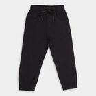 Boy's 100% Cotton Trousers, Black, small image number null