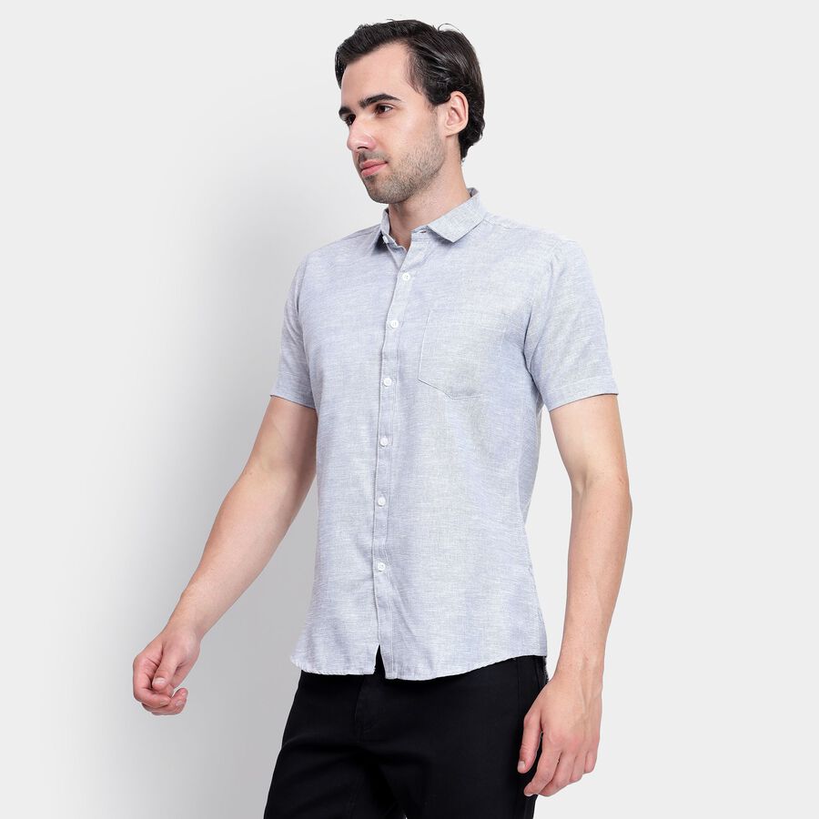 Men's Casual Shirt, हल्का ग्रे, large image number null