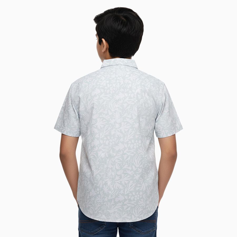 Boys' Casual Shirt, हल्का हरा, large image number null