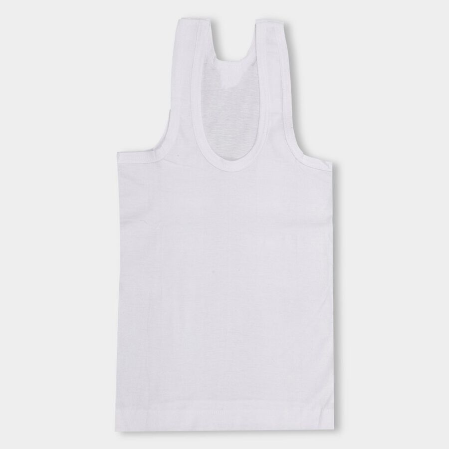 Boys' 100% Cotton Vest (Pack of 2), Light Blue, large image number null