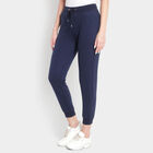 Solid Jogger Joggers, Melange Blue, small image number null