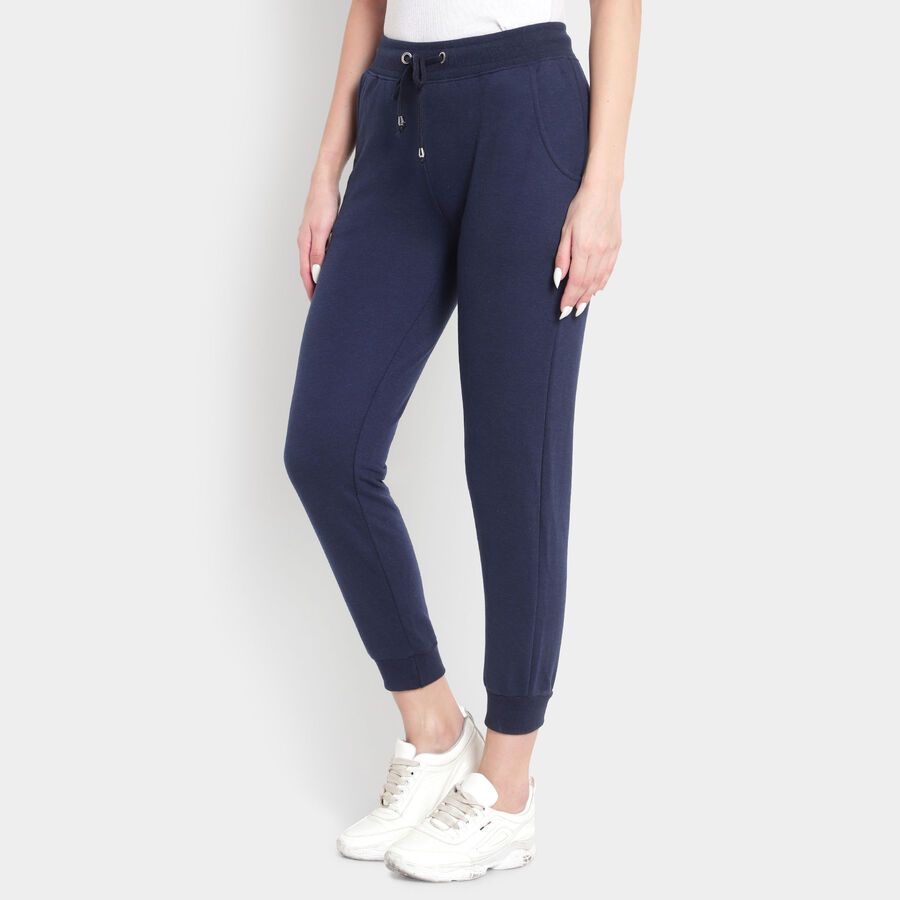 Solid Jogger Joggers, Melange Blue, large image number null