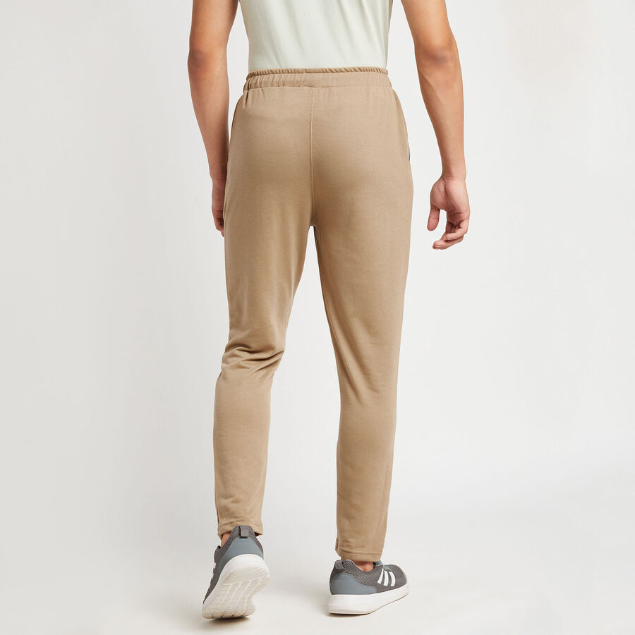 Solid Track Pants, Beige, large image number null