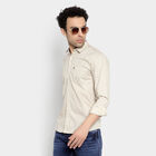 Cotton Printed Casual Shirt, Beige, small image number null